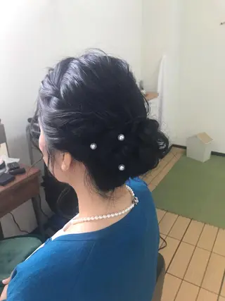 ミディアム Delight ヘアメイク着付けのヘアスタイル