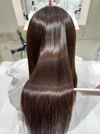 ロング let’s所属・透明感／髪質改善 ／ りかのヘアスタイル