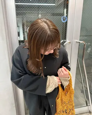 セミロング nico　TOKYO所属・メンズ特化美容師/ すなおのヘアスタイル