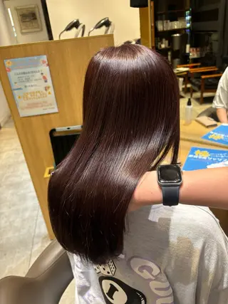 カラー げんば ななのヘアスタイル