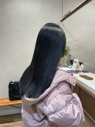 ロング カラー 村田 旭のヘアスタイル