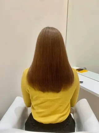 ロング カラー レイヤー/艶カラー /韓国ヘア/高松のヘアスタイル