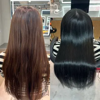 ロング カラー ✨髪質改善特化✨副 店長椎葉信乃介のヘアスタイル