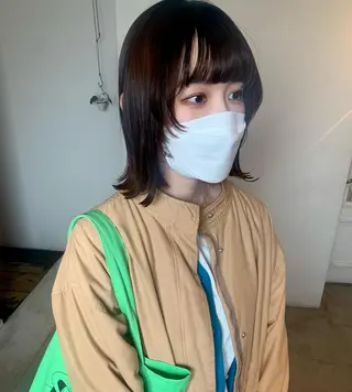 ミディアム カラー room3小出 奈央子のヘアスタイル