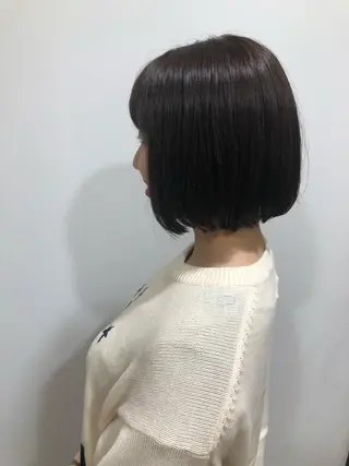 ショート カラー MIOベージュカラー 柔らかいカラーのヘアスタイル