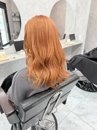 ミディアム カラー 🌺ハイトーン🌺 矢葺 なぎさ🌺🌺のヘアスタイル