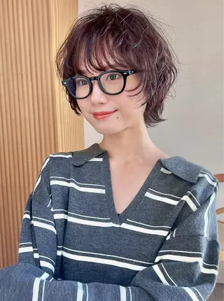 ショート 大宮⭐️縮毛矯正 メンズ⭐️ まいのヘアスタイル