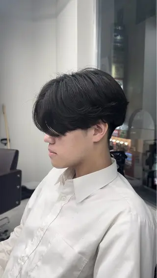 パーマ メンズ ニュアンス/フェザー /ウルフ/伶馬のヘアスタイル