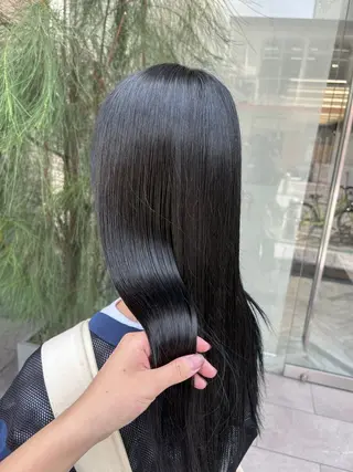 ロング カラー 冬っぽカラー/ マツエク/ゆきなのマツエク・マツパデザイン