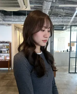 ロング カラー ヘアアレンジ 🎀suzuna 透明感colorのヘアスタイル