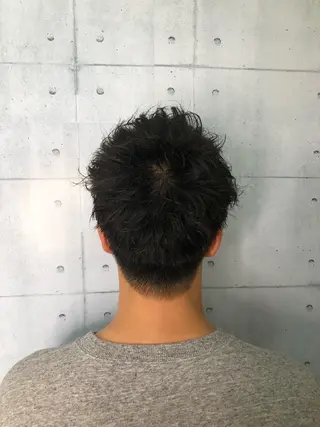 ショート パーマ メンズ 北脇 健治のヘアスタイル