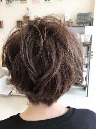 ショート カラー パーマ mai /Lita中央橋のヘアスタイル
