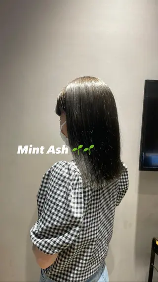 ミディアム カラー loely 💞miyuのヘアスタイル