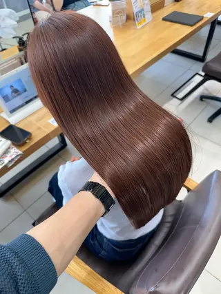 ロング SHUN/ブリーチ/ カラー/臼井/佐倉のヘアスタイル