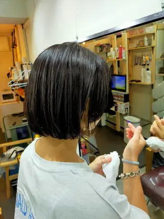 ショート キッズ SUN GLOW  サングロウ所属・水素トリートメント／ 髪質改善/ナカノメのヘアスタイル