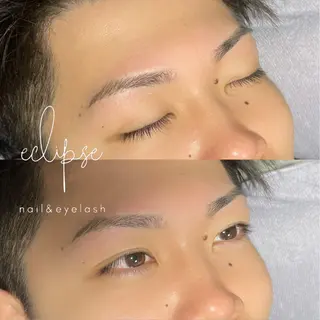 メンズ アイブロウ eclipse eyelashのマツエク・マツパデザイン