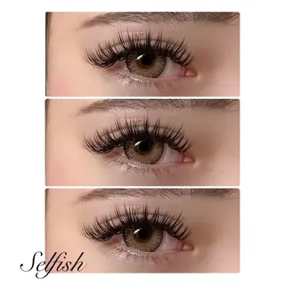 マツエク・マツパ eyelashsalonSelfish所属・. Selfishのマツエク・マツパデザイン