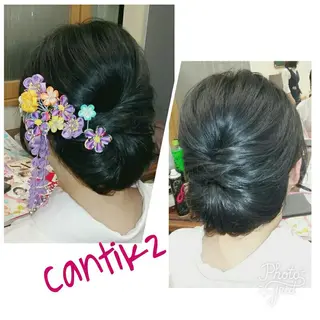 ヘアアレンジ vi viのヘアスタイル