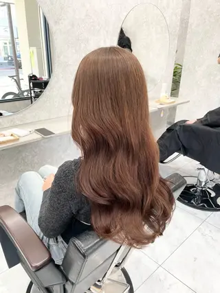 ロング 🦋ハイトーン🦋 石山 希理🦋のヘアスタイル