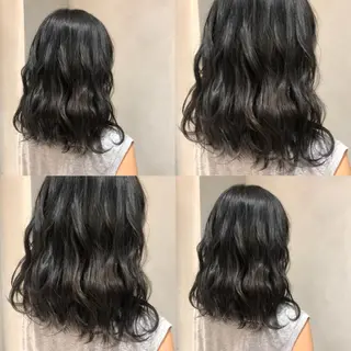 ミディアム カラー カジュアルを女っぽく 𝗮𝘆𝗮𝗰𝗼のヘアスタイル