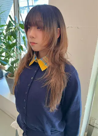 ロング レイヤー/ショート 遠藤光輝のヘアスタイル