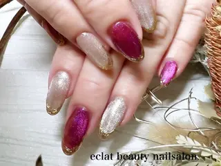 ネイル eclat BEAUTY NAIL SALON　枚方市駅前店所属・松本 ひとみのネイルデザイン