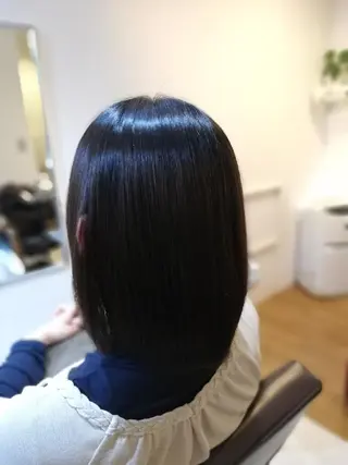 ミディアム パーマ 北林 弘展のヘアスタイル