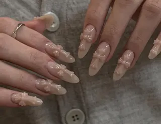 ネイル By moonネイル 🌷ワンホン/韓国風のネイルデザイン
