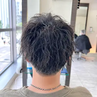 パーマ メンズ アグヘアーシータ所属・🤩メンズカット/ パーマ山本🤩のヘアスタイル