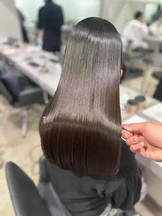 ロング 【ヤバ髪から美髪へ】 縮毛矯正特化アチワのヘアスタイル