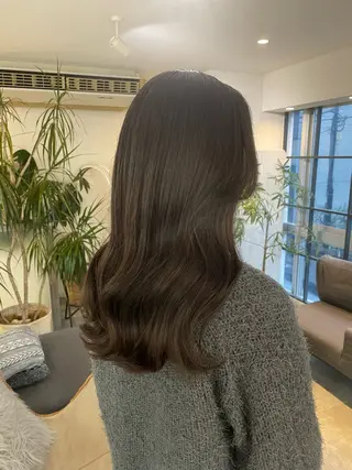 ロング カラー Jr.stylist 彩乃のヘアスタイル