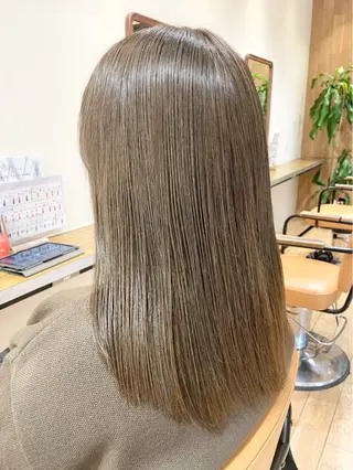 ロング カラー 透明感カラー/ 艶カラー/ここ🍒のヘアスタイル