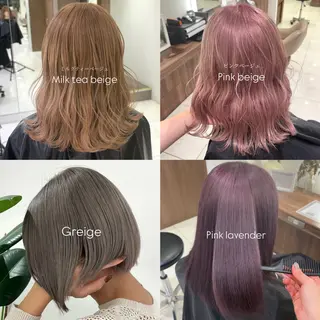 カラー 加藤芽実カラーリスト ／ミルクティーカラーのヘアスタイル
