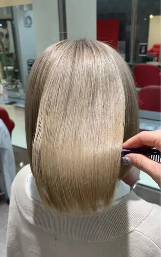 ミディアム カラー be flot所属・髪質改善/大阪守口市 🐣Ria‪🐣のヘアスタイル