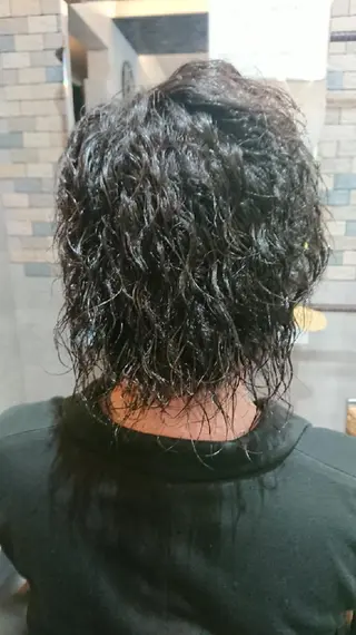 メンズ パーマ 浅野  勇貴のヘアスタイル