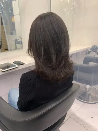 ミディアム 【美容室が苦手な方 専問美容室】MIHOのヘアスタイル