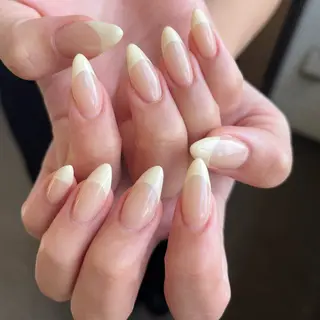 ネイル Ray. ちゅるん系ニュアンスのネイルデザイン