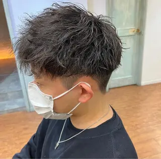 ショート パーマ メンズ Aujuaソムリエ 🎨‎♡HARUのヘアスタイル