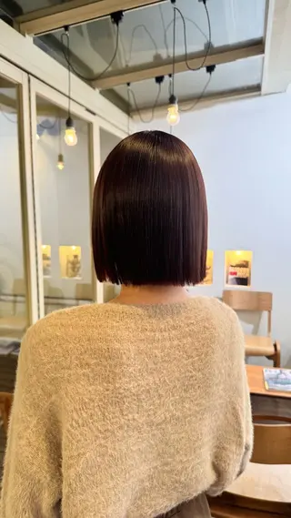 ミディアム カラー つかもと みことのヘアスタイル