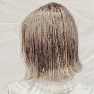 セミロング カラー パーマ ヘアアレンジ モテ髪💛美髪矯正 ✨艶髪特化🫧山根のヘアスタイル