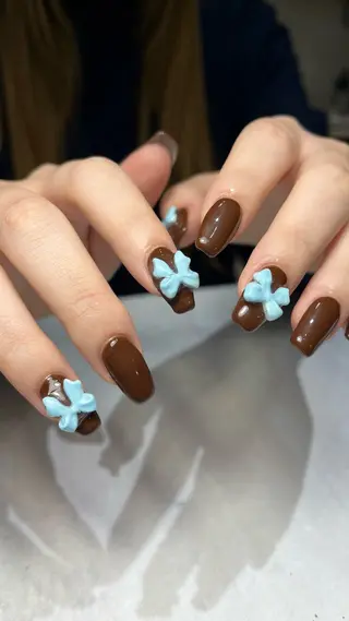 ネイル 🤎Two ERI🤎のネイルデザイン