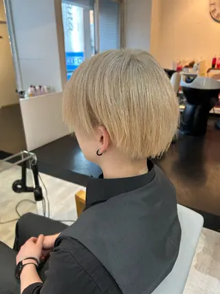 カラー メンズ 梶田 伸篤のヘアスタイル