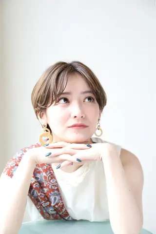 ショート カラー サソウ ユリエ🥥のヘアスタイル