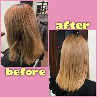 セミロング SHIN/レイヤー カット×クロスパーマのヘアスタイル