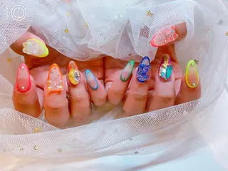 ネイル 長さだし専門店 M2　rikaのネイルデザイン