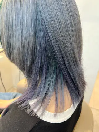 ミディアム カラー 🍇おぐら めぐみ🍇のヘアスタイル