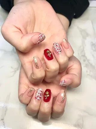 ネイル Ribbon佐野店 小泉のネイルデザイン