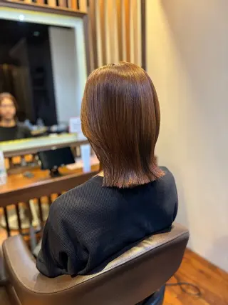 ミディアム カラー 👑メンズパーマ/髪 質改善/鎌倉🐮のヘアスタイル