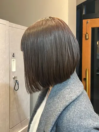 ショート カラー 神戸ボブ✂️ ioe三宮/田 伸佳のヘアスタイル