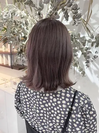 セミロング 髪質改善/艶カラー 縮毛矯正/山本由梨のヘアスタイル